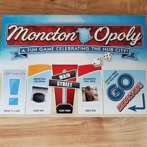 Moncton-Opoly (Monopoly) Board Game New